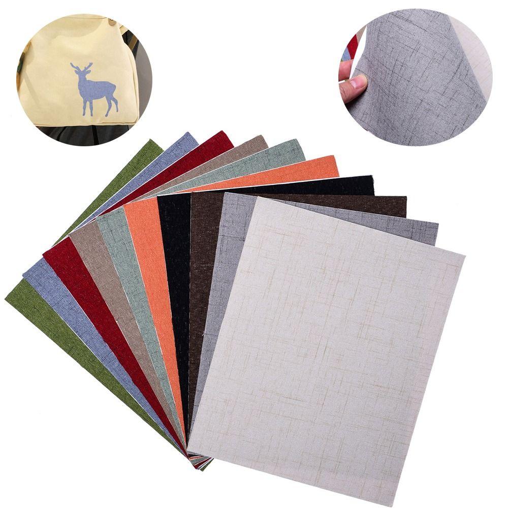 2 шт., наклейка-наклейка, ремонт куртки, льняные клейкие тканевые наклейки, самоклеющиеся пластыри