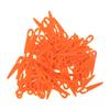 100pcs Grass Trimmer Plastic Blades Orange Lawn Mower Accessories Fit for Stihl Polycut 2?2 3-2