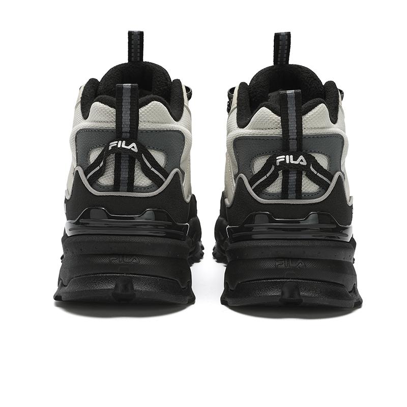 Fila Trek 1S WE+ Удобные Универсальные Флисовые Полуботинки Повседневная Обувь Женские кроссовки Бежевый Черный F12W442117FTB