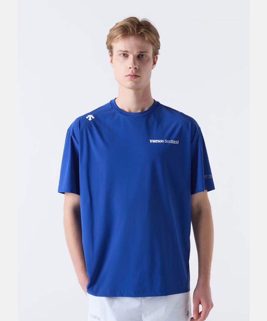 DESCENTE Sco Loose Fit T-Shirt Blue (Sq221Its55) (A Type)