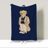 Летнее одеяло для диванов POLO Bears Пушистое дизайнерское одеяло из микрофибры King Size Постельное белье для дома Одеяла для дивана