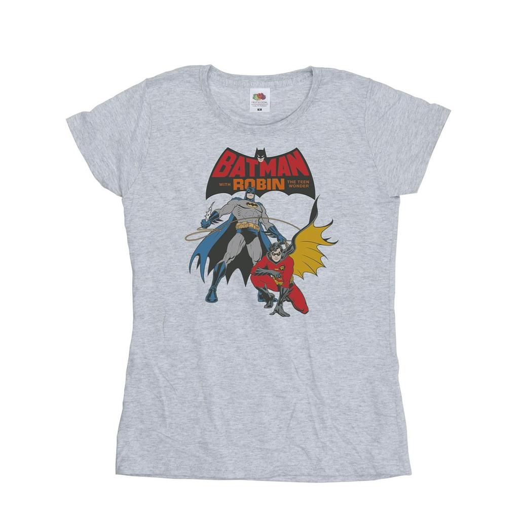 DC Comics Womens/Ladies Batman And Robin Cotton T-Shirt