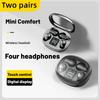 Wireless Bluetooth Headset Ultra Small Invisible Earbuds Waterproof Headset with Microphone Sports Headset Set 2 Pairs