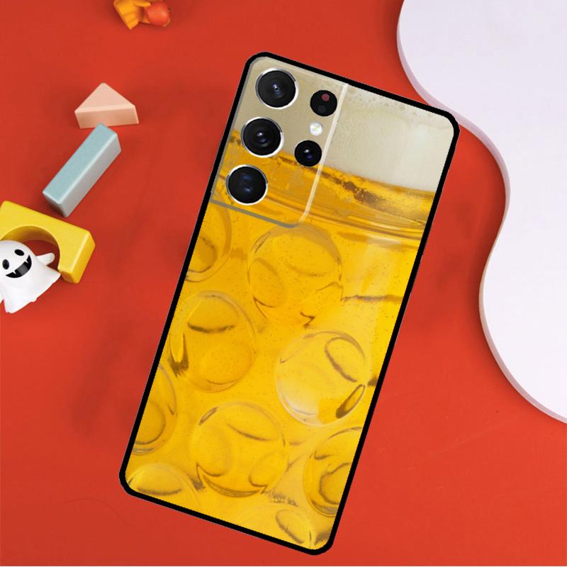 Чехол для телефона 'Бокал пива Алкоголь' для Samsung Galaxy S25 Ultra S24 Ultra S9 S10 S20 S21 S22 S24 Plus S23 FE