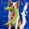 Durable Chew Toys for Small Medium Large Breeds 40 Inch Extra Long Plush Squeaky Dog Toy Soft Cartoon Crocodile Duck Interactive Dogs Shaped Stuffed