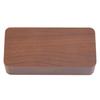 Electronic Digital Wooden LED Alarm Clock Sounds Control Temperature Desktop 1#