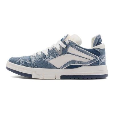 Li Ning We Wo Pro 1807 Special Edition нескользящие амортизирующие износостойкие низкие кроссовки женские кроссовки синие AECR066-2