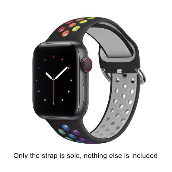 Регулируемый ремешок для наручных часов, аксессуары для часов, мягкий силиконовый сменный спортивный ремень для часов для iWatch 8/Pro