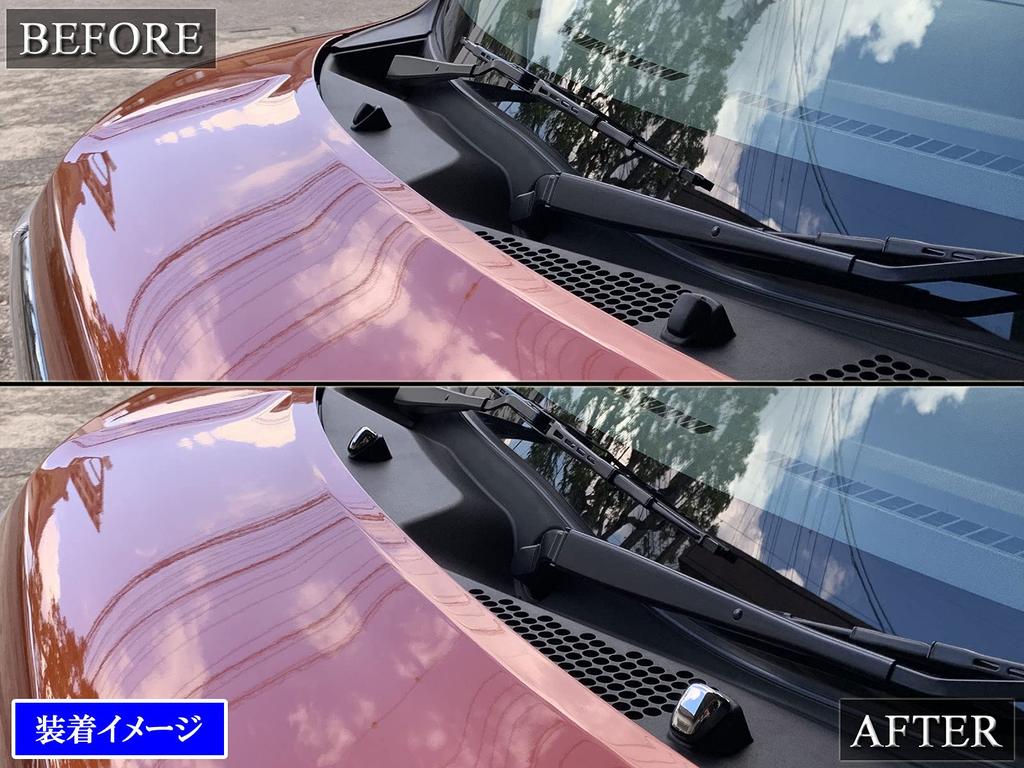 BRIGHTZ Chrome Front Washer Nozzle Cover for Honda Wake LA and A710 [WASHER-023] LA700S/LA710S, LA700, LA710, A700,