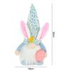 2024 LED Glowing Easter Faceless Gnome Rabbit Doll Kids Gift Spring Easter Party Decoration For Home Bunny Egg Ornament Supplies