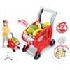 Игровой домик Тележка для покупок Детская имитация Овощи Фрукты Тележка для покупок в супермаркете Набор-комбинация Игрушки для девочек