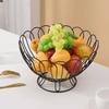 Simple Modern Iron Fruit Basket - Creative Home Fruit Container Bowl Snacks Bread Storage Drain Basket & Table Display Tray