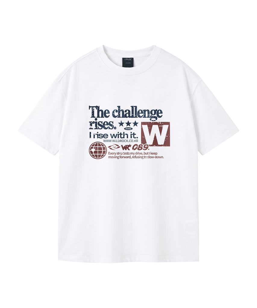 WILDROCK Challenge Pigment Oversized Short Sleeve T-Shirt (Cropped) (Type B)