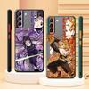 Case For Samsung Galaxy S20 Fe S21 Plus S22 5g S9 S10 Lite S10e S8 S10 S23 Ultra S23 Cover Anime Demon Slayer Capa Bumper Soft