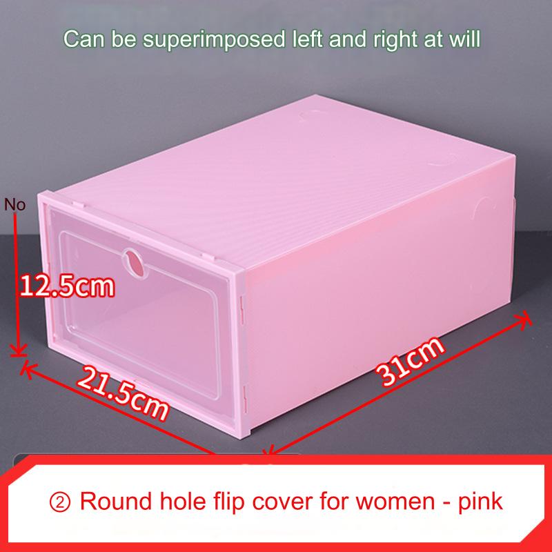 Органайзер для обуви, штабелируемые ящики для хранения обуви, ящики с фронтальным открыванием, органайзер для обуви, тумба, контейнер для обуви из толстого пластика