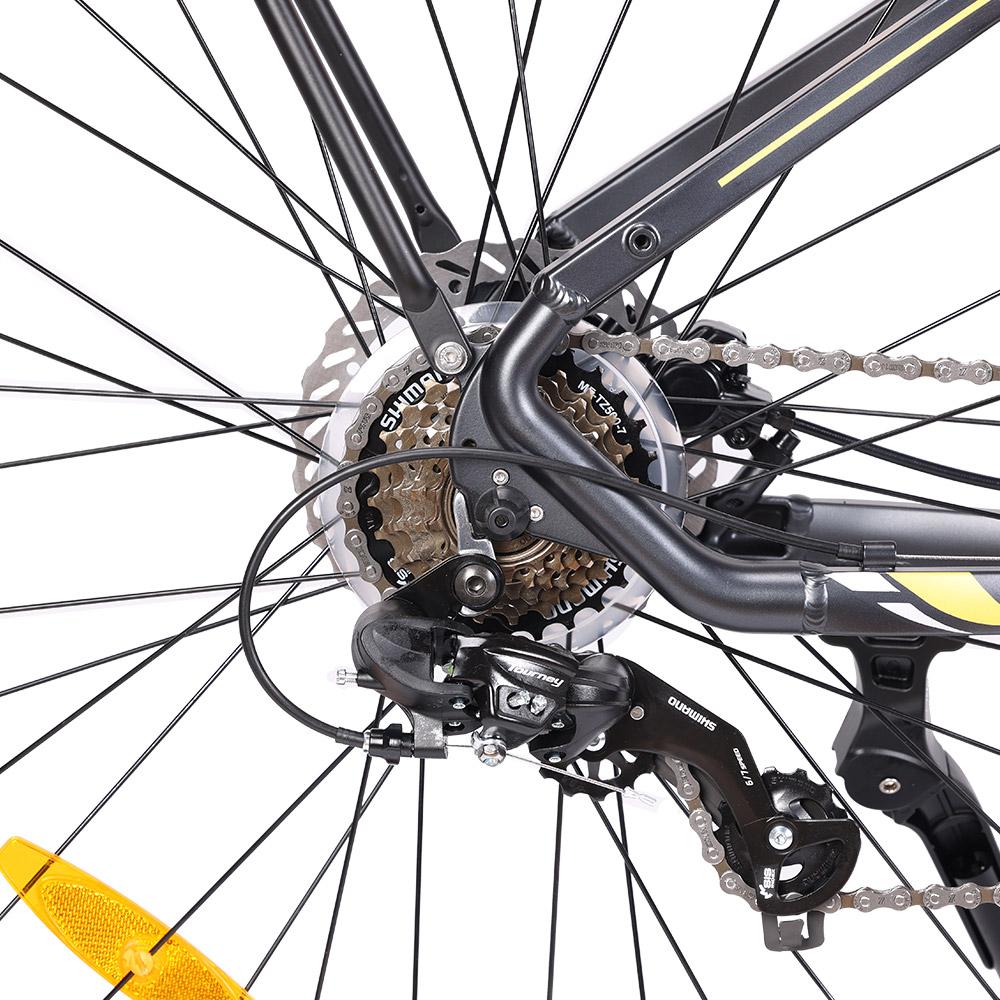 Велосипед для треккинга Eleglide C1 ST с двигателем Mid-Drive мощностью 250 Вт, колесами 27,5 дюймов, аккумулятором емкостью 522 Вт·ч, запасом хода 150 км