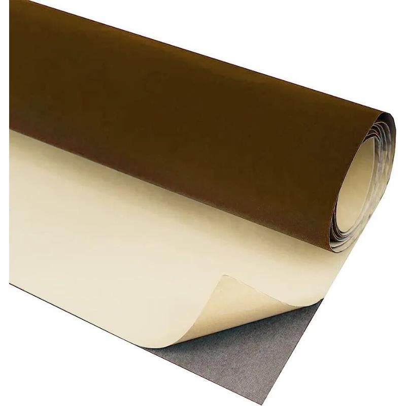 Разноцветная самоклеящаяся флокированная ткань, липкий флок, бархатная замшевая ткань Terciopelo Adhesivo Veludo для DIY декора 1,2 мм