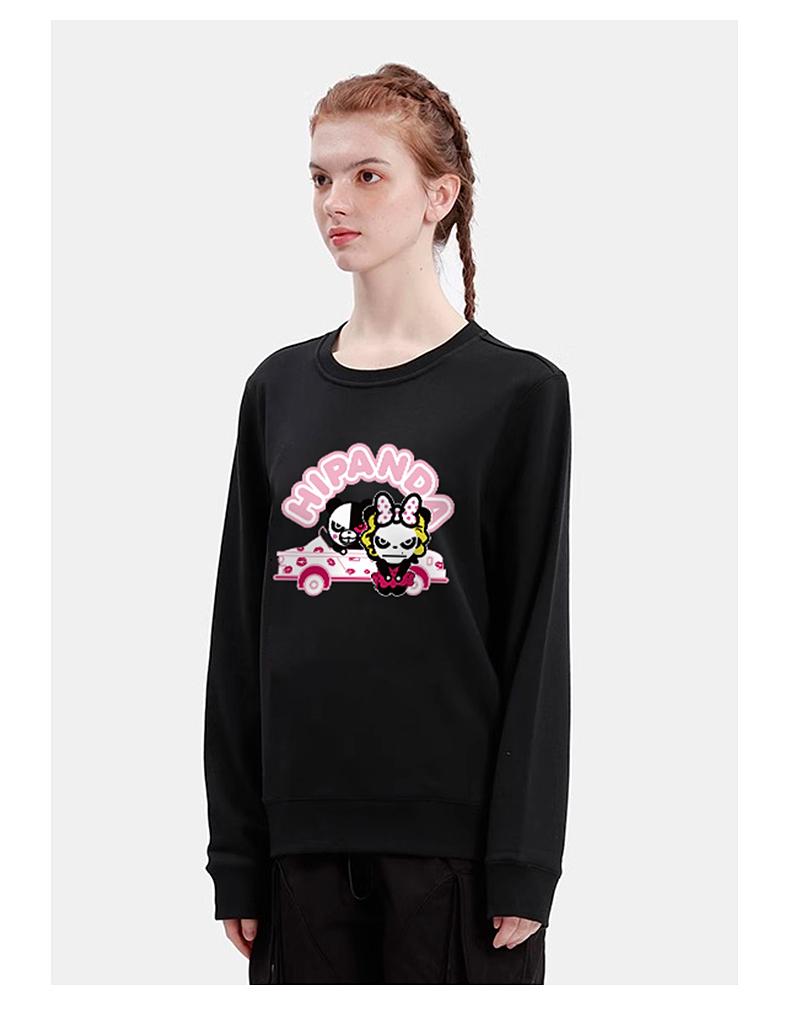 Hello Hipanda Panda Tide Brand American Round Neck Sweatshirt