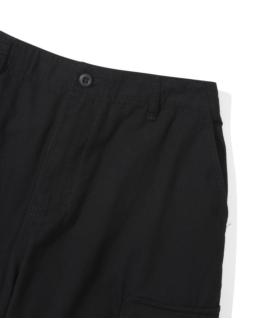 COLUMBIA UNIVERSITY M-Label Loose-Fit Ribstop Pocket Pants Black