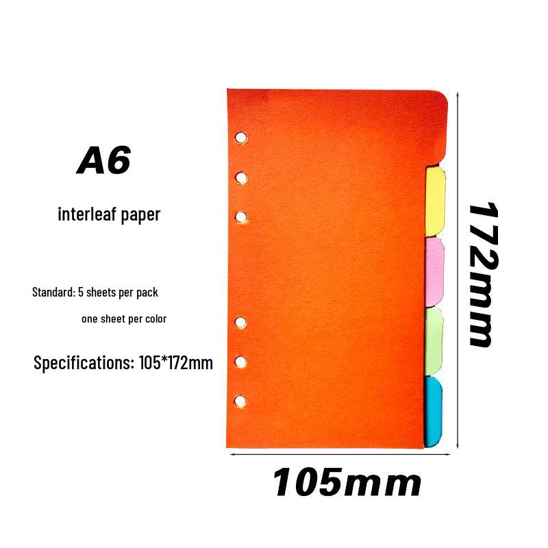 Бюджетный планер формата A5A6 со сменными внутренними листами, карманом на молнии, разделителями, 7-дюймовыми 6-отверстными вкладышами и английскими наклейками.