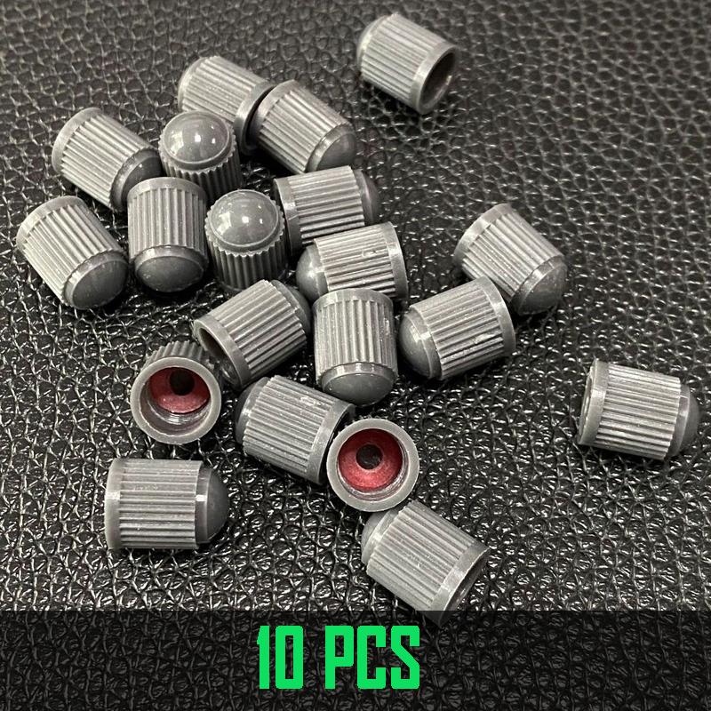 10/20/30/50/100Pcs TPMS Tire Valve Caps with Rubber Seal Plastic Wheel Caps Covers for TPMS Nipple Caps Car Tyre Accessories