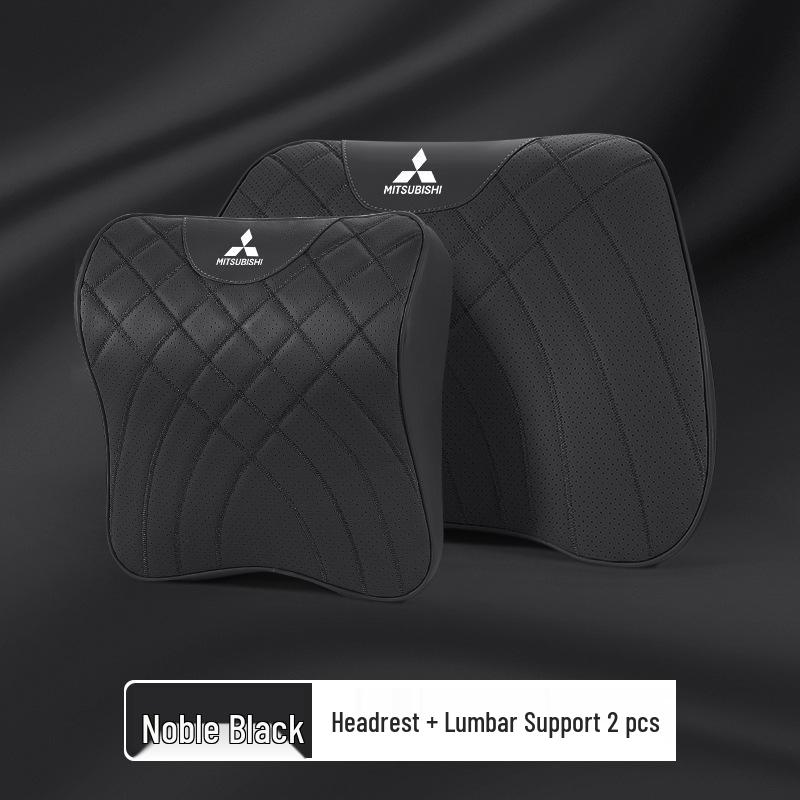 Совместимо с подголовниками, поддержками для шеи и кожаными поясничными опорами Mitsubishi для моделей Outlander, Pajero, ASX, Eclipse Cross и Lancer EX.