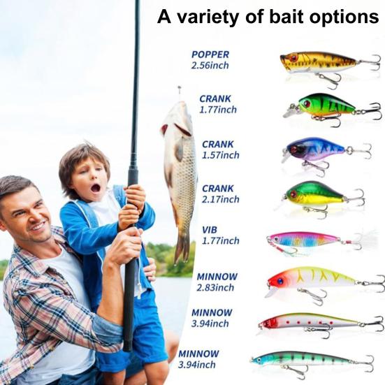 Рыболовные приманки Адвент-календарь 24-дневный календарь обратного отсчета до Рождества Рыболовные сюрпризы Адвент-календарь