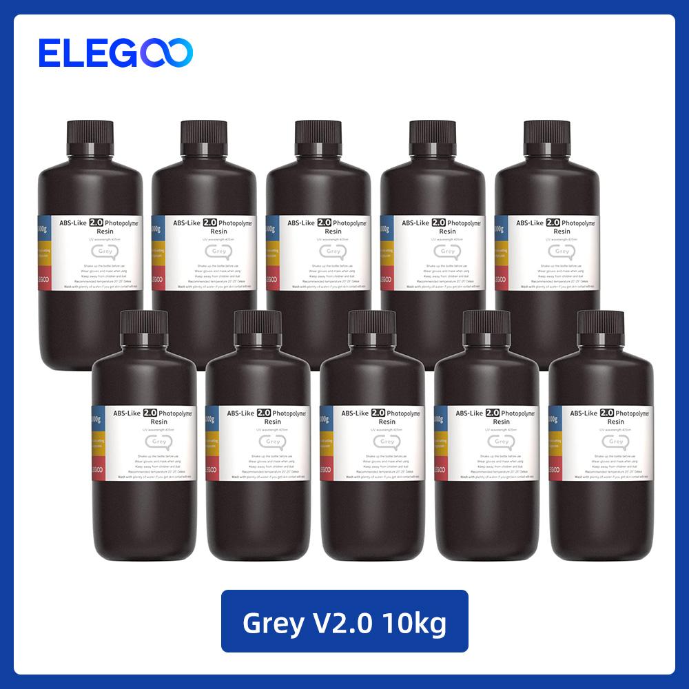 ELEGOO ABS-Like 3D Printer Resin LCD UV-Curing Resin 405nm ABS-Like Standard Photopolymer Resin for LCD 3D Printing 1000g