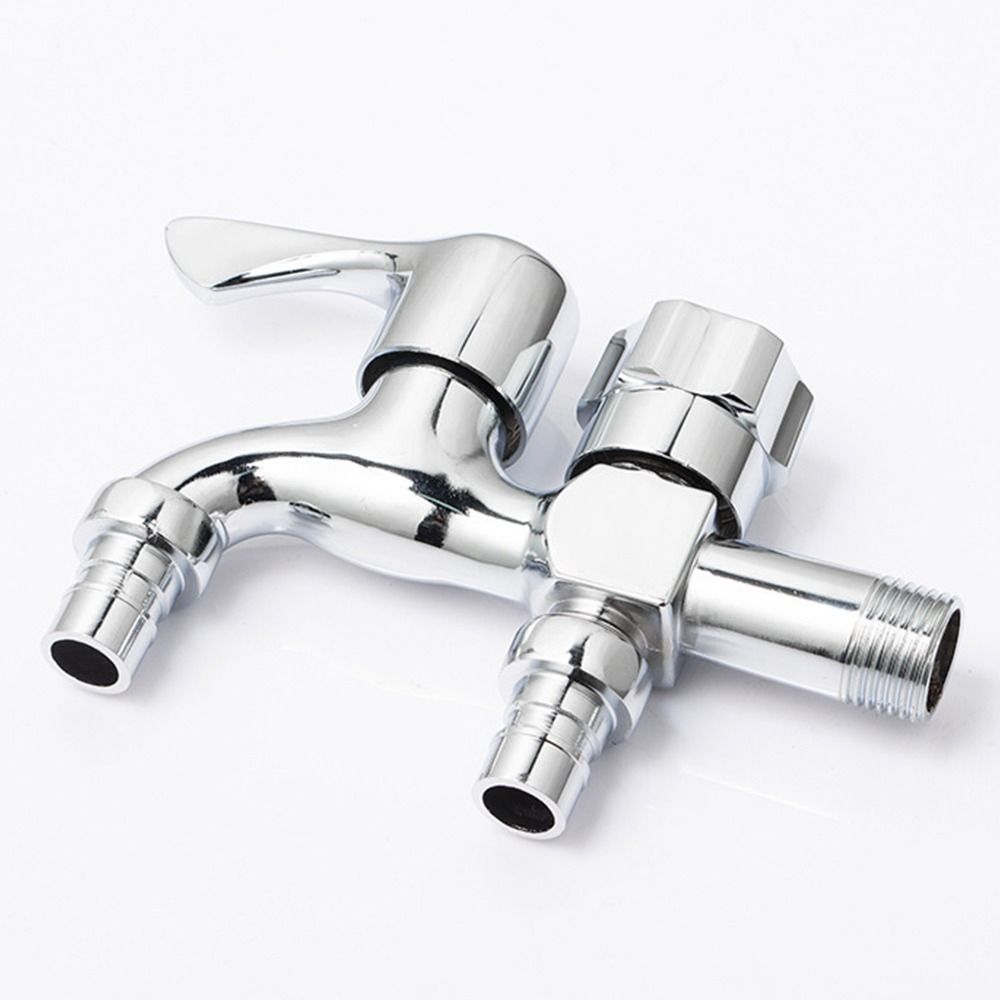 Двухпоточный смеситель для бассейна для швабры Один вход на два выхода Смеситель для стиральной машины Двухпоточный кран Кран с двумя выходами для воды