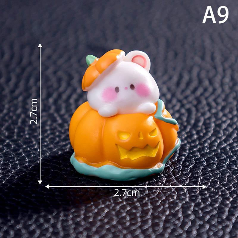 Украшения на Хэллоуин, кавайные настольные украшения, подарок на Хэллоуин для детей, аксессуары для салона автомобиля, принадлежности