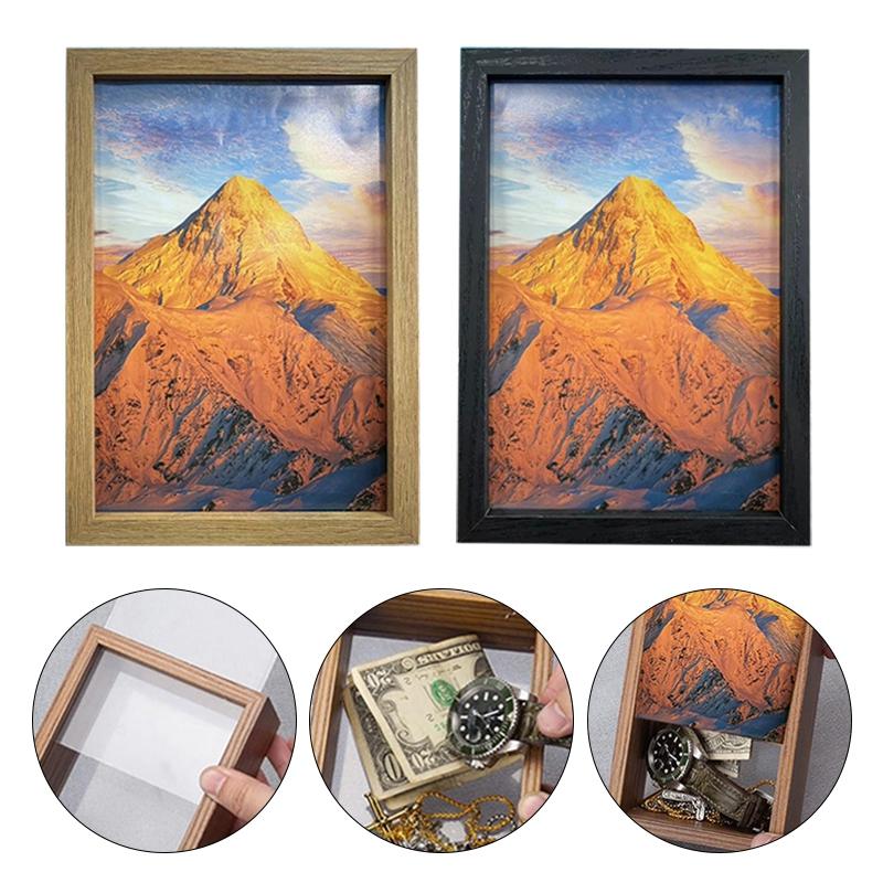 Скрытые сейфы для личных денег Поддельные секретные фоторамки со скрытым секретным отделением Скрытые важные предметы для хранения