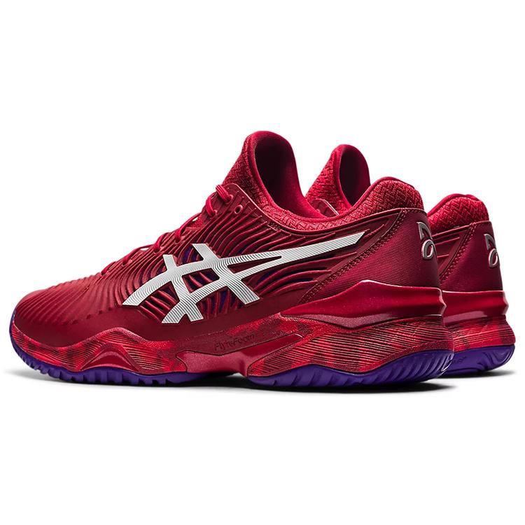 Asics Court FF Novak 'French Open - Cranberry' (Unisex) Cranberry / White Tennis Shoes 1041A089 605