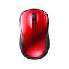 Buffalo Bluetooth Blue LED Quiet 3 Button Mouse Red Compatible with Windows/Mac/Chrome/Android/iOS/iPadOS Long Battery Life Up To 450 Days Lightweight