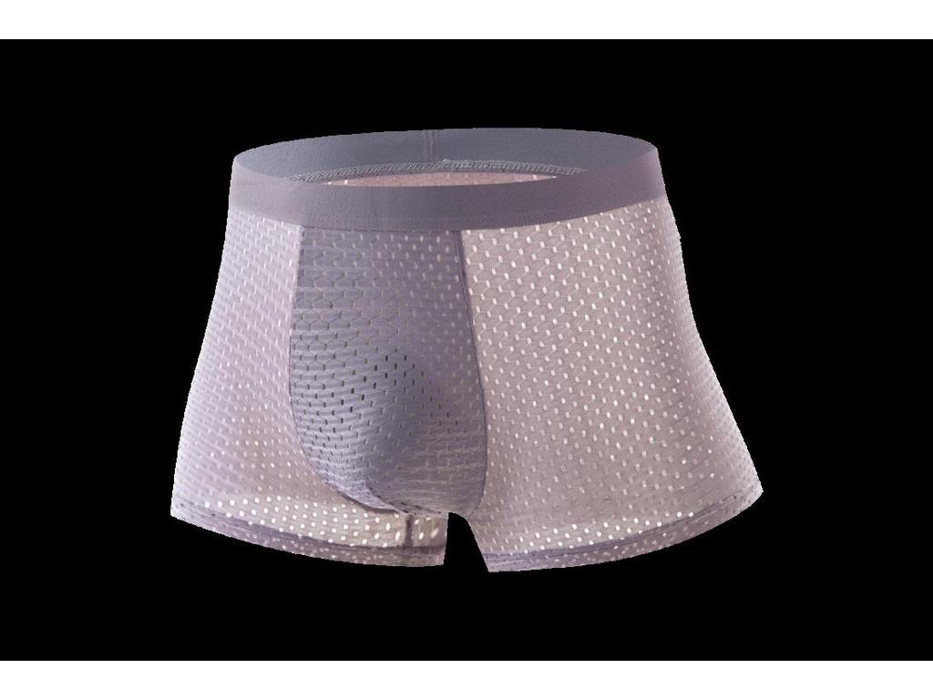Мужские спортивные боксеры из ледяного шелка и сетки