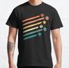 Retro Rainbow Polyhedral Dice Set Colors Funny Gift Idea Classic T-Shirt S-3XL
