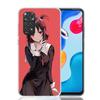 Чехол для телефона Kaguya Sama Shinomiya для Xiaomi Redmi Note 15 14 13 12S 12 Pro Plus 11S 11E 11 11T 10S 10 Арт Мягкий Чехол с Рисунком Красный