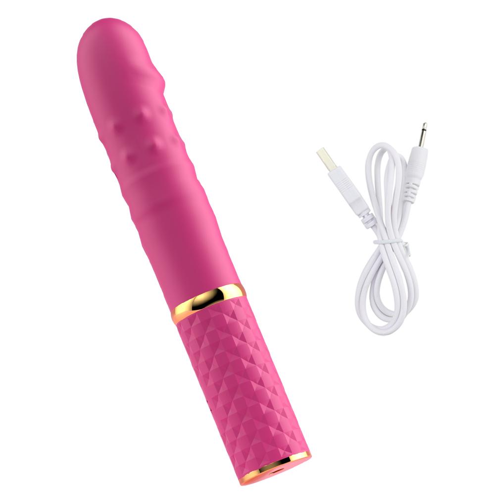 Mini Thrusting Dildo Vibrator for Women Suction Cup G Spot Vibrators 10 Mode Clitoral Stimulator Adult Sex Toy for Women Couple
