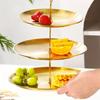 Простая в использовании подставка для фруктов из нержавеющей стали 2/3 яруса, держатель для десертов, поднос для торта и десертов, свадьба