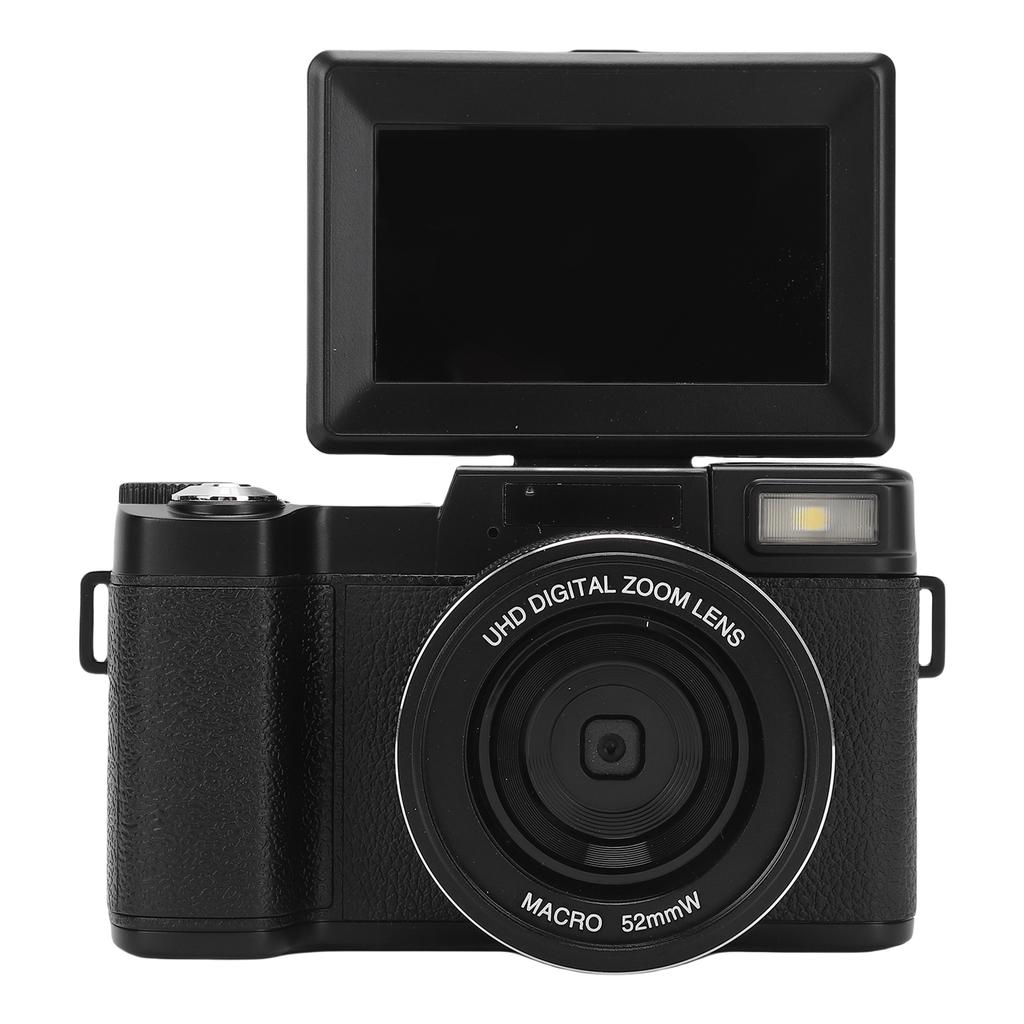 5K Digital Camera 64MP 18X Zooming 3 Inch Screen WiFi Buty Camera with LED Fill Light for Selfies Travel