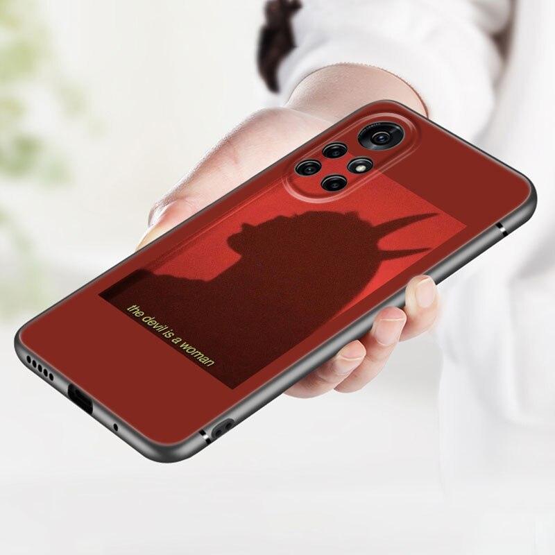 Эстетический чехол для телефона Devil Woman для Huawei Honor 60 50 SE 30S Mate 30 20 10 Lite 40 Nova 9 8 Pro Y60 8i 7i 7SE 5T Premium Cover