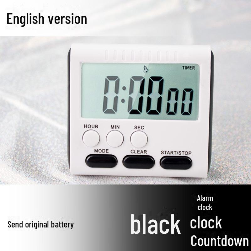 Двуязычный 24-часовой цифровой кухонный таймер