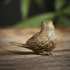 Small Sparrow Statue Metal Tea Pet Table Ornament Home Decoration Accessories Retro Bird Animal Figurines Miniatures Craft