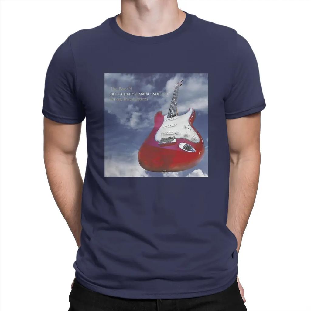 Dire Straits Band Men's TShirt Music Guitar Fashion T Shirt Graphic Sweatshirts Hipster