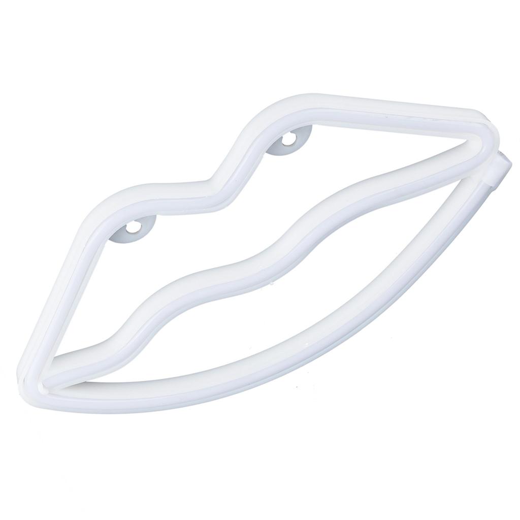 Светодиодная неоновая лампа в форме губ, питание от USB или батареек, украшение, ночник для спальни, бара, фестиваля