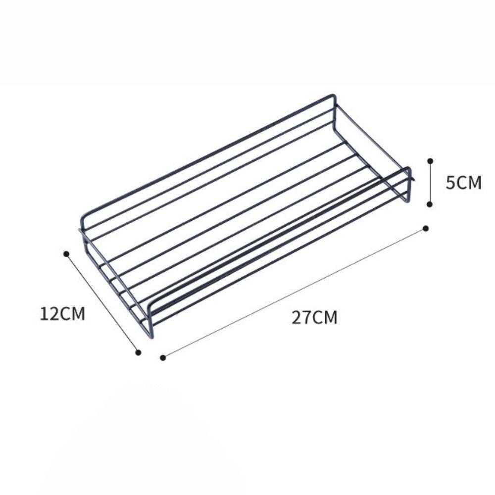 Настенный держатель для ванной без сверления Угловая полка для душа из железа Прочный органайзер для душа Ванная комната