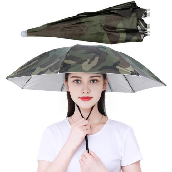 Защита Камуфляжная Шляпа-Зонт Свободные Руки Защищающая от Солнца Шляпа-Зонт