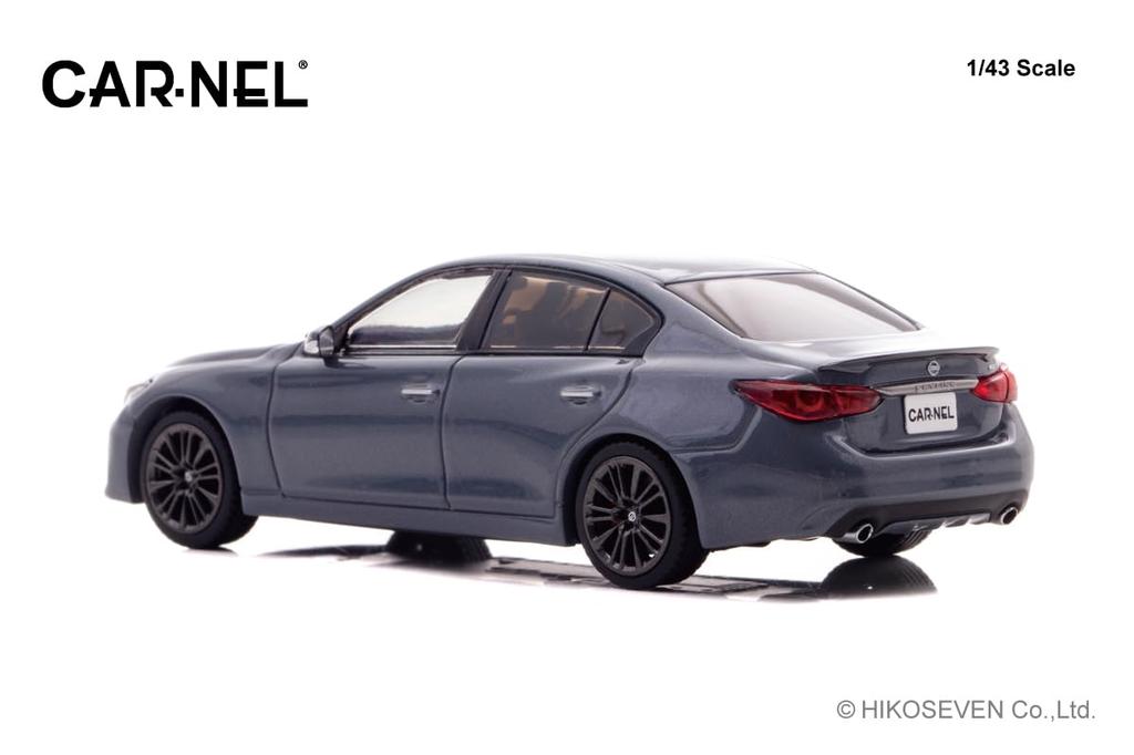 CARNEL 1/43 Scale Nissan Skyline 400R Carbon Exterior Package (V37) 2020 Slate Gray Finished Product CN432008