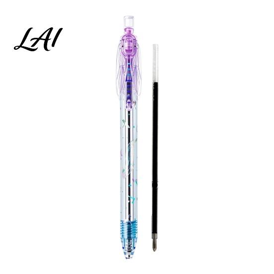 Creative Stationery for Students Gleaming Wings 0.5mm Smooth Pens Dragonfly Gel Writing Translucent Body Stationery Decorative Pens Diary
