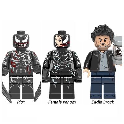 Lego Серия Супергерои Бунт Женский Веном Эдди Блок Кукла Конструктор Игрушки