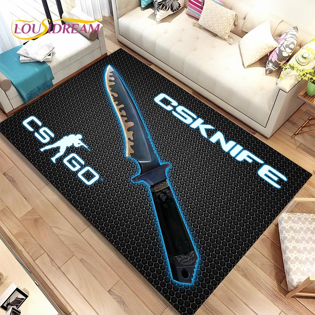 CS, нож, швейцарский нож, коврик для игр с мечом, коврик для дома, гостиной, детской спальни, дивана, коврик для двери, декор, нескользящий напольный коврик